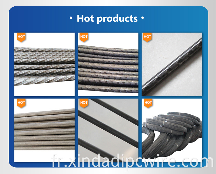 Non Alloy Spiral PC Wire Surface